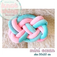 Mini OCEAN knot pillow knot pillow knot pillow | Decorative Pillow | Sofa Cushion | Thread Pillow