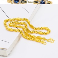 Square melon seeds men's 916gold necklace simple personality necklace salehot