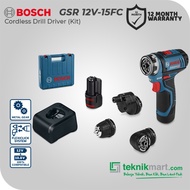 Bosch Cordless Drill Driver / Bor Obeng Baterai 12Volt GSR 12V-15 FC
