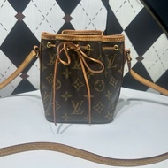 LV路易威登 nano noe經典老花水桶包