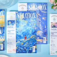 B5 b5 Notebook Wireless Glue Binding Notebook Horizontal Line Students Must-have for School High-val