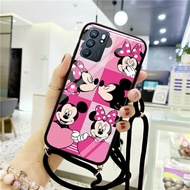 cg15 Softcase Kaca Tali Oppo Reno 6 - Kesing Hp Case Casing