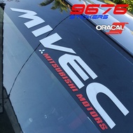 Sticker Mivec Mitsubishi Motors