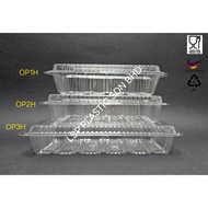 Benxon ABBA OPS-OP1H Clear Tray / Bekas Kuih 1H Plastic Tray {100pcs±}