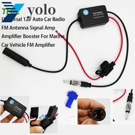 YOLO Antenna Signal Amplifier, Anti-interference Auto Radio Signal Amplifier, Boat Amplifier ANT-208 Universal 12V Car Boat Radio Amplifier Car Radio