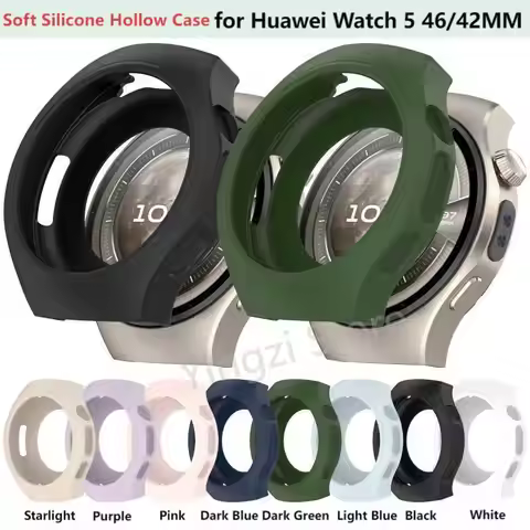 Soft Silocne Case for Huawei Watch 5 46mm 42mm Cover Protector Watchband Bumper for Huawei Watch 5 4