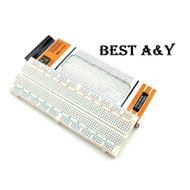 Breadboard Prototipe MB-102 830 Lubang 0.8mm 16.5cmx5.5cm Solderless Raspberry Pi Arduino
