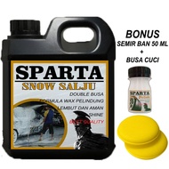 SAMPO SPARTA SNOW WASH Car and Motorcycle Shampoo with Abundant Foam - Lots of Foam - Suitable for S