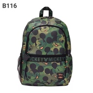 Smiggle Mickey Green Backpack/Boy Elementary School Backpack
