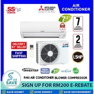 【4.0 VOUCHER】MITSUBISHI 1.0HP / 1.5HP / MSY-JS10VF / MSY-JS13VF R32 INVERTER AIR COND