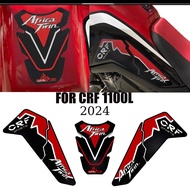Motorcycle Side Fuel Tank Pad Tank Pads Protector Stickers Knee Grip Traction Pad For Honda CRF1100 