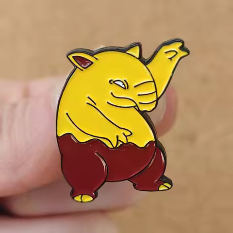 Pokemon Drowzee Anime Brooch For Backpacks Enamel Pin Metal Brooch Pin For Women Badges Pin Brooches