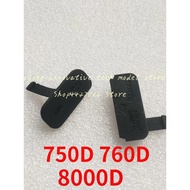 Usb/hdmi เข้ากันได้ DC In/ วิดีโอออกยางฝาครอบประตูสำหรับ Canon EOS 750D จูบ X8i กบฏ T6i / 760D กบฏ T