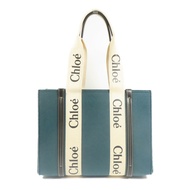 Chloe 帆布/FeltWoody Medium Tote Bag手挽袋