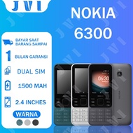 COD Nokia 6300 2.4-inch 2G dual SIM card button feature phone