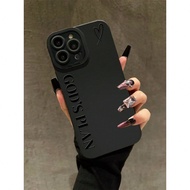 Slogan God Glory Plan Pattern Liquid Silicone Mobile Phone Case Full-Body Protection Shockproof Anti