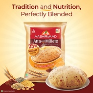 Aashirvaad Atta With Millets Ragi Jawar bajra and Navane Atta 5 Kg