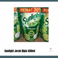 sunlight jeruk nipis 650 ml / sunlight 650 ml
