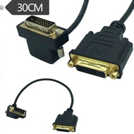 DVI-D DVI-I90 Degree Bend DVI24+1 Male/Bus Computer Monitor dvi Cable HD Cable Connection Cable Data