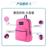 JanSport JanSport JanSport Backpack Color Female College Student Schoolbag Men's Backpack Trendy Bag