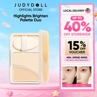 JUDYDOLL Brighten Dual-Colour Highlighter Palette Matte Powder Cream