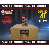 ( 12 BTL / 24 BTL ) 100% ORIGINAL YAMALUBE 20W50 20W-50 20W 50 0.85 / 1 LITRE MINYAK HITAM ENIGNE OI