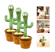 Mainan Kaktus Bergoyang Dancing Cactus Boneka Kaktus Goyang dan Bicara  - SuksesBersama