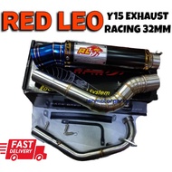 RED LEO EXHAUST Y15  EXHAUST RED LEO RACING EXHAUST YSUKU Y15ZR EXZOS EKJOS RED LEO