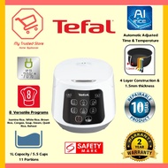 Tefal 1L RK7301 Easy Compact Fuzzy Logic Rice Cooker / Smart Cooking / Energy Saving / 5.5 Cups Of R