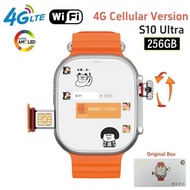 32+256GB 4G Smart Watch System With 2.2 inch Amoled Screen 800W Camera WiFi GPS 4g SIM card S10 Ultr