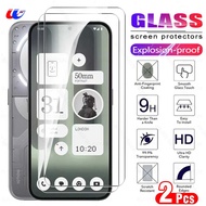 2ชิ้นกระจกคลุมทั้งหมดสำหรับโทรศัพท์ไม่มีอะไร (2a) บวก5กรัมกระจกเทมเปอร์ปกป้องหน้าจอ Phone2aPlus Phon