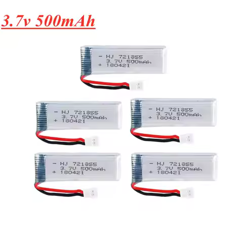 3.7V 500mah 25c lipo battery For Wltoys V930 V977 V988 H37 Eachine E50 E50S RC Quadcopter Part 3.7v 