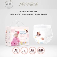 Iconic Babycare Ultrasoft Day & Night Baby Diaper Pants M48/L44/XL38/XXL32 (Pack)