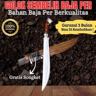 Golok Sembelih | Pisau Sembelih Multifungsi > Bahan Baja Per Sepuh > Golok Tajam Awet Tidak Takut R