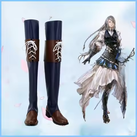 Final Fantasy XVI Jill Warrick Cosplay Shoes Boots Custom Halloween Accessorie Customized
