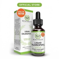 Liquid Chlorophyll Drops (4 Month Supply) Healthcare Supplement - Natural Deodorant and Detox - Gut 