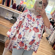 Summer Sulam Top Batwing Baggy