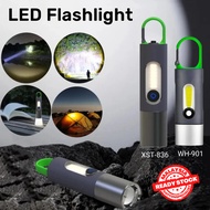 Mini Torch Light LED Keychain Flashlight Rechargeable Waterproof Torch Light Lamp Lantern Hiking Cam
