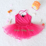 Váy múa bale co dãn 4 chiều và thấm hút mồ hôi tốt cho bé DT108