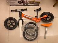 《二手-自取》美國STRIDER 鋼鐵版本滑步車（贈座椅+輪胎+護具）