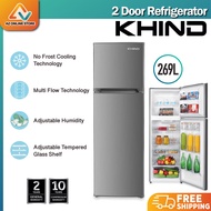 [FAST SHIPPING] Khind 269L 2 Door Fridge Refrigerator  RF270 PETI SEJUK