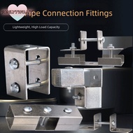 1ONLYTWO Pipe Fixed Joint, solderless galvanizing Square Tube Connector, Rack carbon steel 40*40mm F