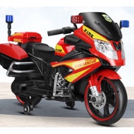 GIANT SCDF Fire rescue Bike Traffic Police Bike battery operated electric ride on bike ride on car for kid children