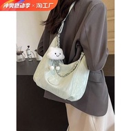 russet japan bag Casual Student Soft Face Large Capacity Bag Women's 2024 New Summer Work Bag Fashio