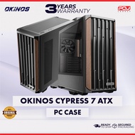 OKINOS CYPRESS 7 ATX CASING WITH 4 FANS - BLACK