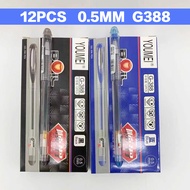12pcs Sign Pens 0.5mm G-388 1box Boil Gel Ink Pen School Supplies Office Supplie