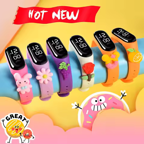 Kids Watch Watch Reloj Smart Watch LED Children Watches Bracelet Cartoon Digital Ladies Watch for Gi