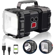 AlpsWolf Rechargeable Flashlight, LED Spotlight Flashlight 10000 Capacity 1200LM 20h Ultra-Long Stan