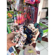 ️Cute patterned fabric hair tie