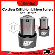 DIYMALL Lomvum 12V/ 16.8V / 25V Drill Battery and Charger Adapter
